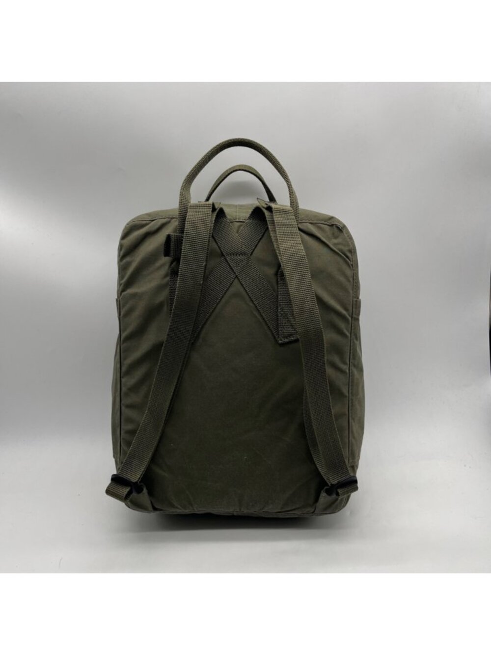 Fall Raven Olive Green Fabric Backpack - Picture 2 of 11